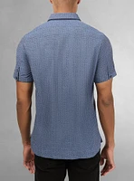 Men's casual short sleeve stretch shirt