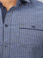 Men's casual short sleeve stretch shirt