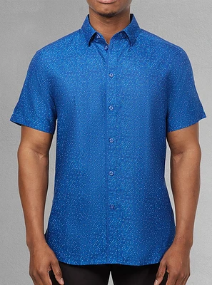 Men's casual short sleeve shirt