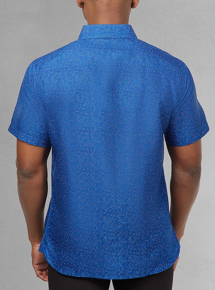 Men's casual short sleeve shirt