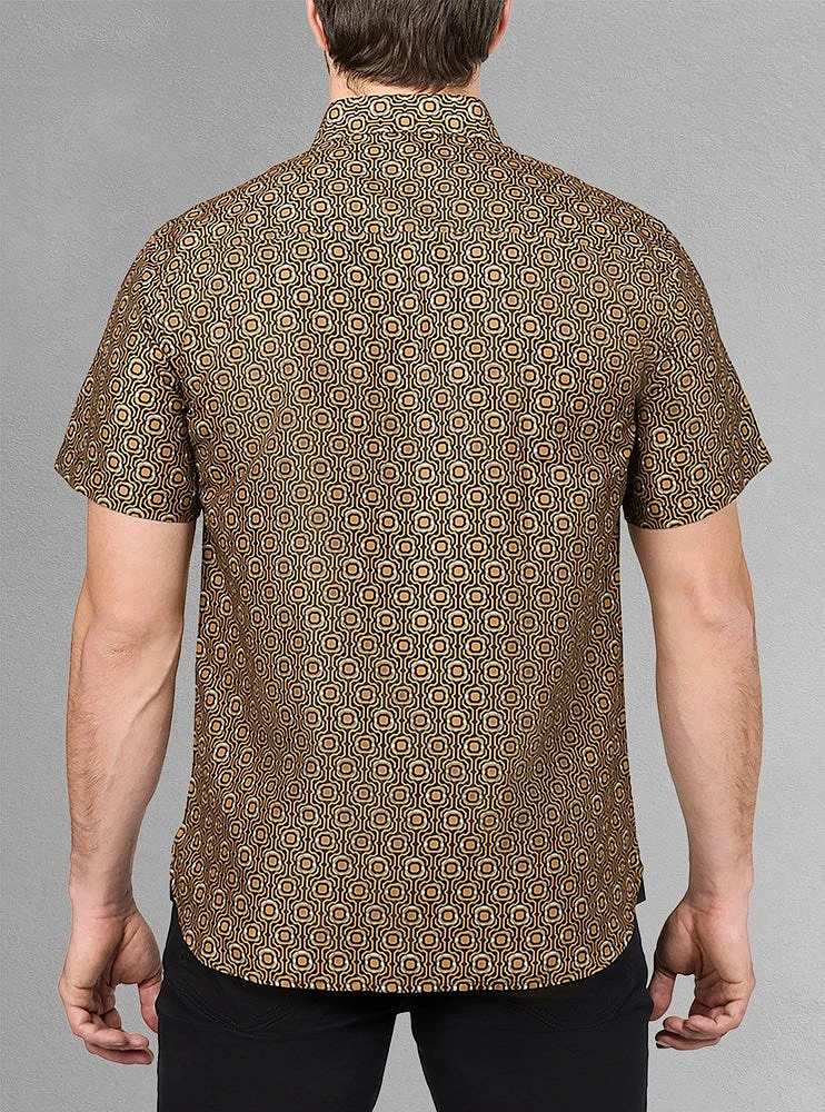 Chemise décontractée à manches courtes pour hommes