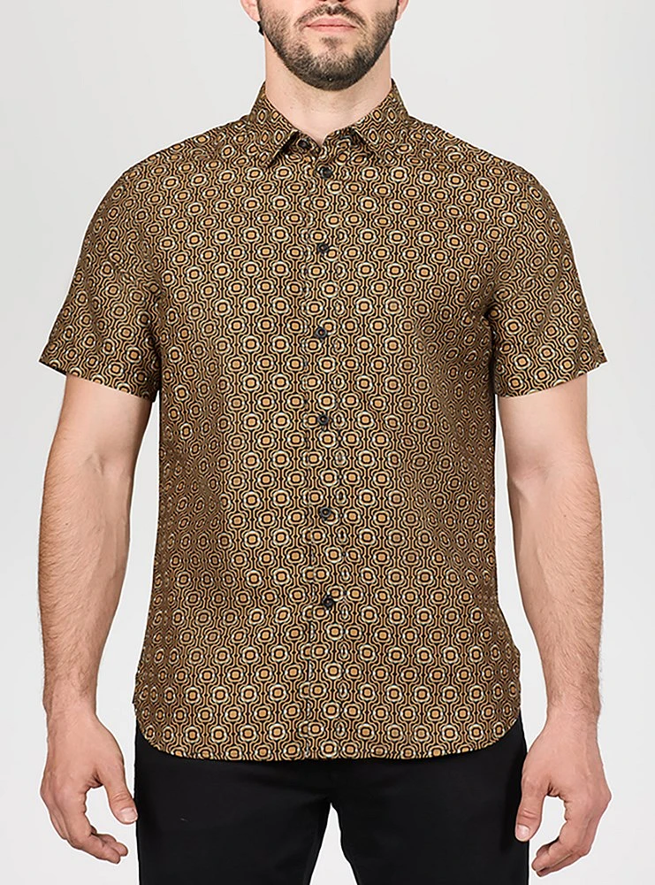 Men's casual short sleeve shirt