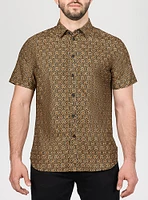 Men's casual short sleeve shirt