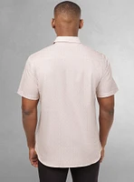 Chemise décontractée en stretch à manches courtes pour hommes