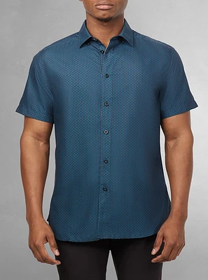Chemise décontractée à manches courtes pour hommes