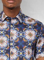 Men's casual short sleeve stretch shirt