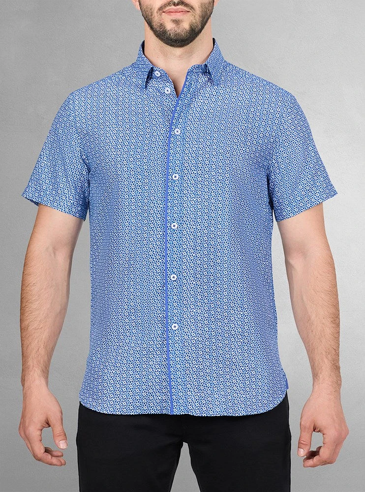 Chemise décontractée à manches courtes pour hommes