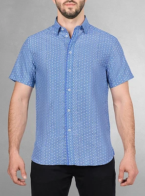 Chemise décontractée à manches courtes pour hommes