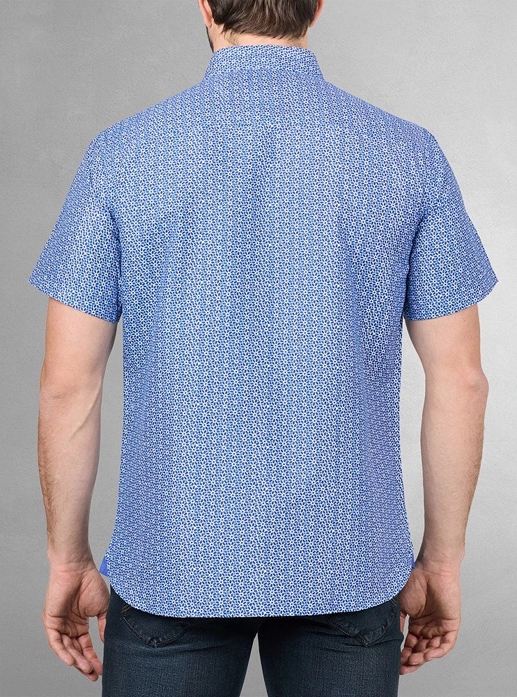 Chemise décontractée à manches courtes pour hommes