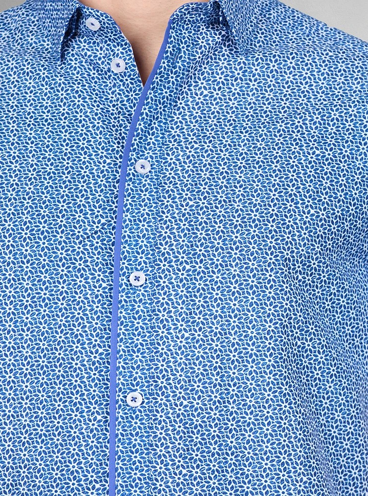 Chemise décontractée à manches courtes pour hommes
