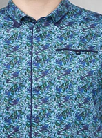 Men's casual short sleeve stretch shirt