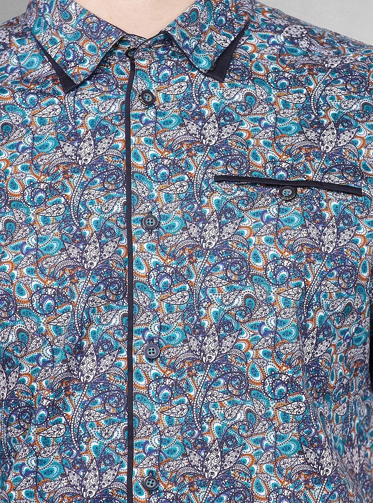 Men's casual short sleeve stretch shirt