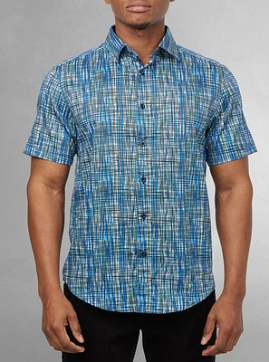 Men's casual short sleeve shirt