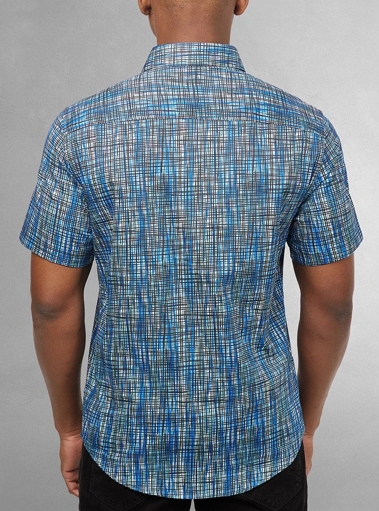 Men's casual short sleeve shirt