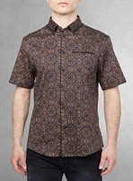 Men's casual short sleeve stretch shirt