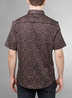 Men's casual short sleeve stretch shirt