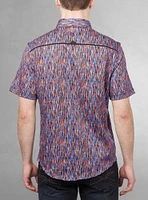 Men's casual short sleeve stretch shirt