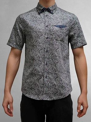 Chemise décontractée à manches courtes pour hommes