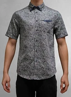 Men's casual short sleeve shirt