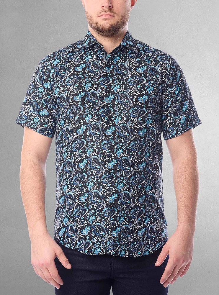 Chemise décontractée à manches courtes pour hommes