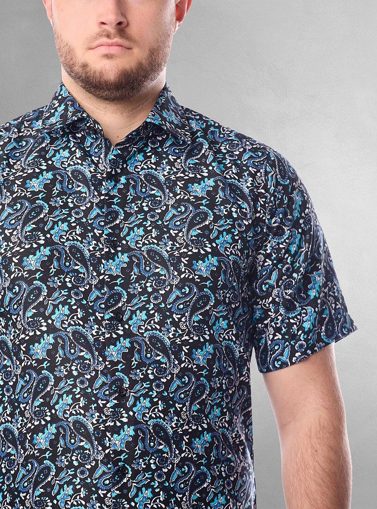 Chemise décontractée à manches courtes pour hommes