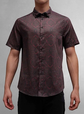 Men's casual short sleeve shirt