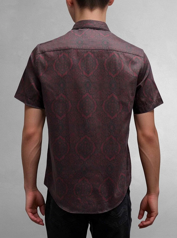 Men's casual short sleeve shirt