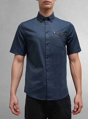 Men's casual short sleeve shirt