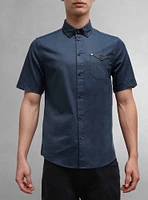 Men's casual short sleeve shirt