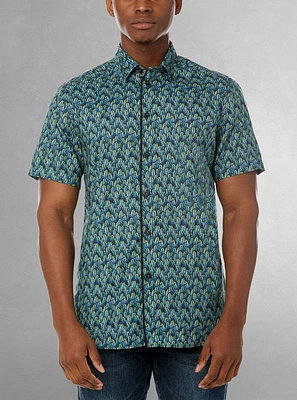 Men's casual short sleeve shirt