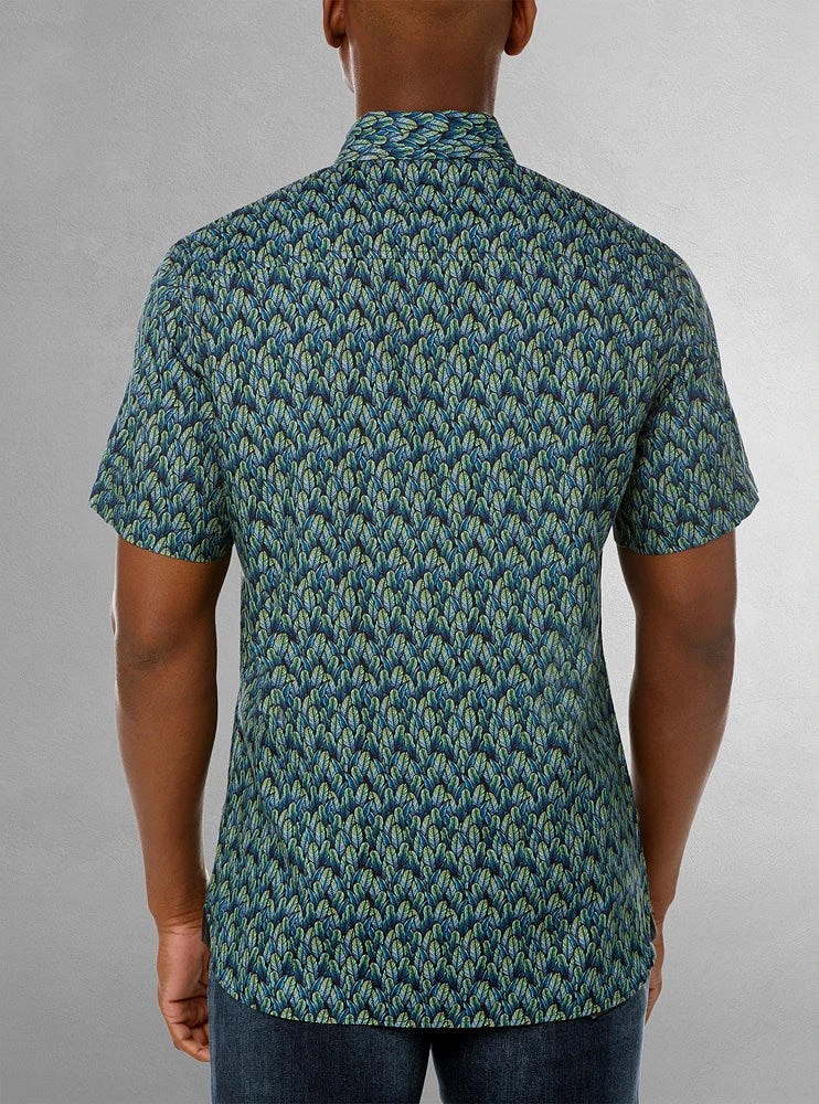 Men's casual short sleeve shirt