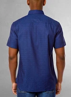 Chemise décontractée en stretch à manches courtes pour hommes