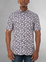 Men's casual short sleeve stretch shirt