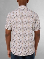 Men's casual short sleeve stretch shirt