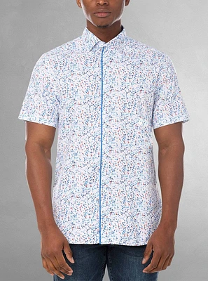 Chemise décontractée à manches courtes pour hommes
