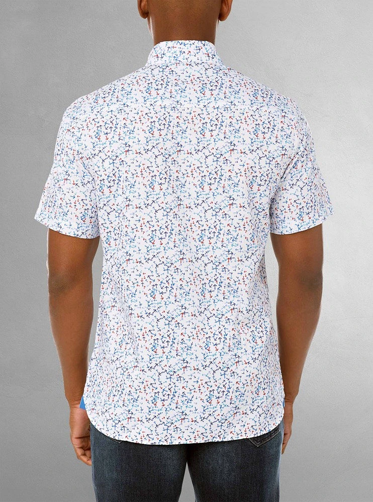 Chemise décontractée à manches courtes pour hommes