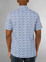 Chemise décontractée à manches courtes pour hommes
