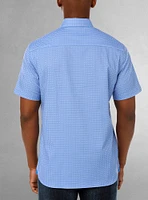 Chemise décontractée en stretch à manches courtes pour hommes