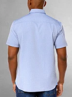Chemise décontractée en stretch à manches courtes pour hommes