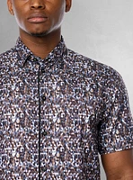 Men's casual short sleeve shirt