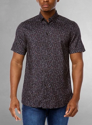 Men's casual short sleeve shirt