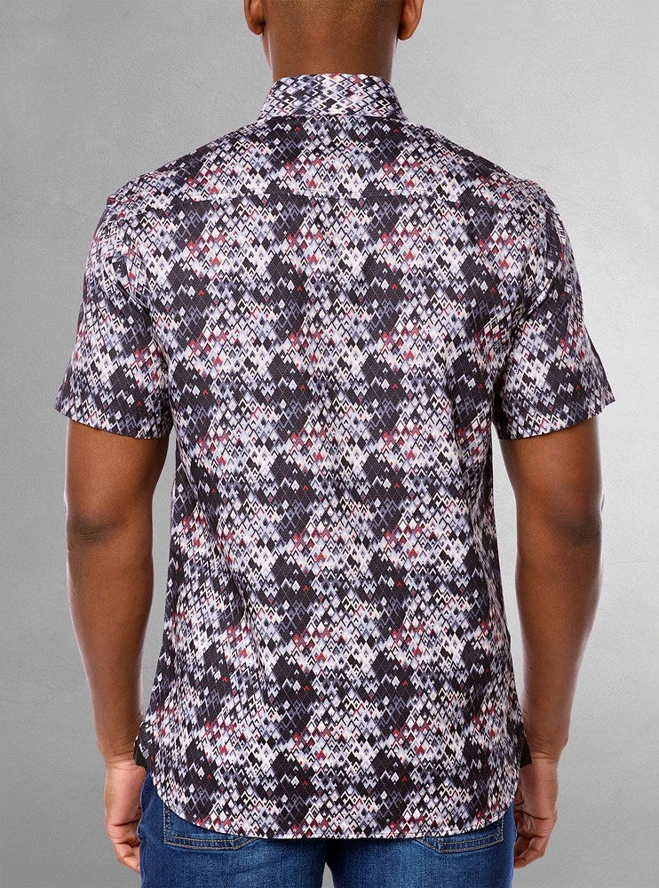 Men's casual short sleeve shirt