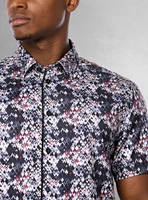 Men's casual short sleeve shirt
