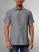 Men's casual short sleeve stretch shirt