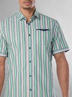 Men's casual short sleeve shirt