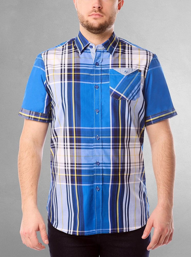 Chemise décontractée à manches courtes pour hommes