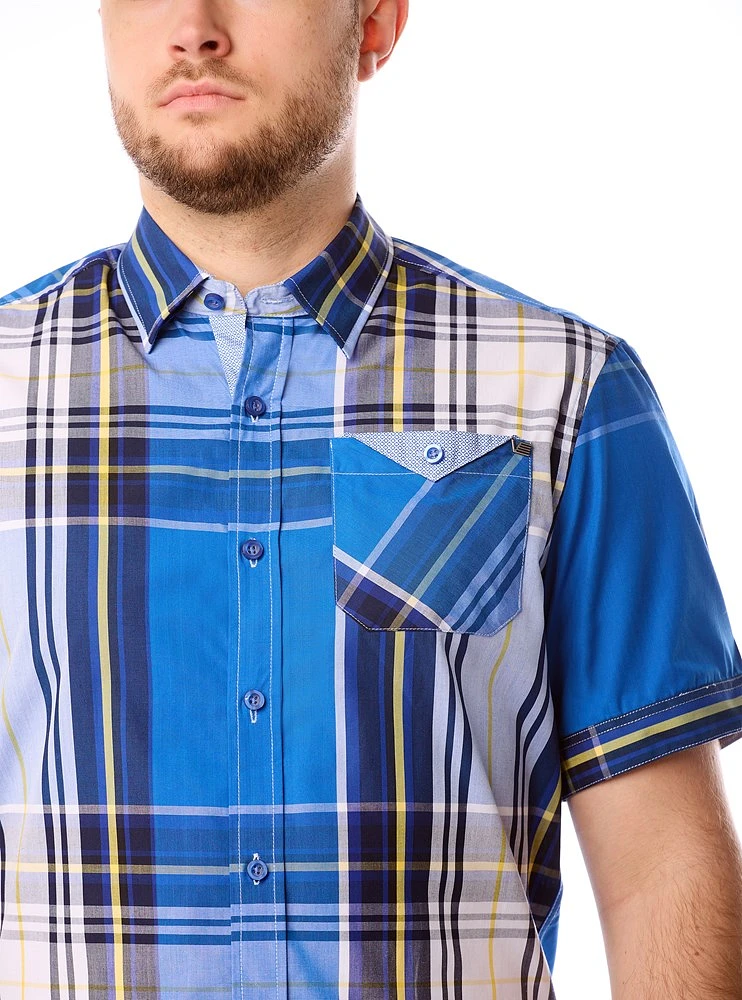 Chemise décontractée à manches courtes pour hommes