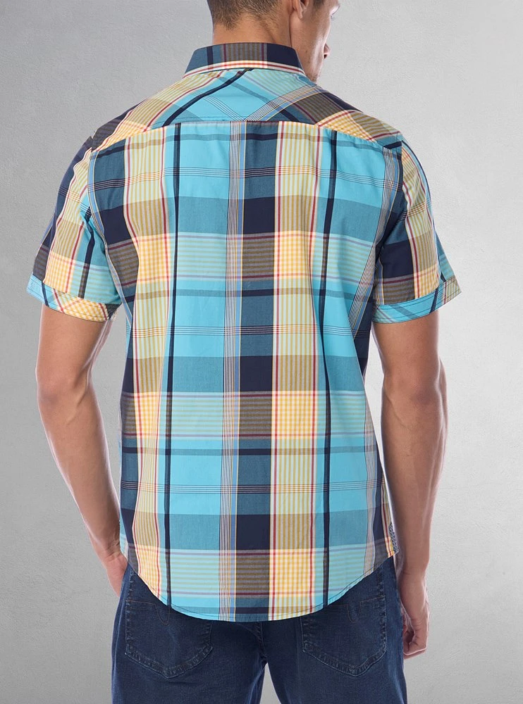 Men's casual short sleeve shirt