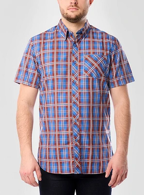 Men's casual short sleeve shirt