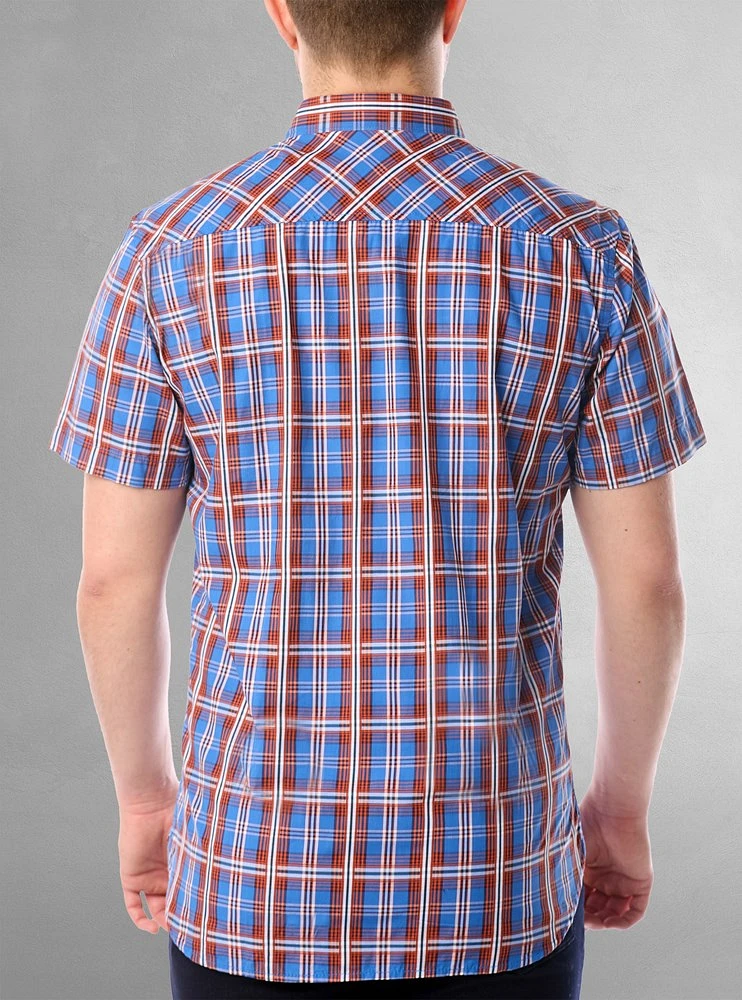 Chemise décontractée à manches courtes pour hommes